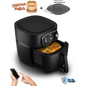 Resim Philips %99'a Kadar Daha Az Yağ ile Pişirme 7000 Serisi Xxl Airfryer, Wı-Fı Uzaktan Bağlantı, 2kg, 8.3l Kapasiteli Hazne + Pişirme Seti 