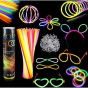 Resim Mutfakkitap Glow Stick Fosforlu Kırılan Çubuk - 100 Adet 