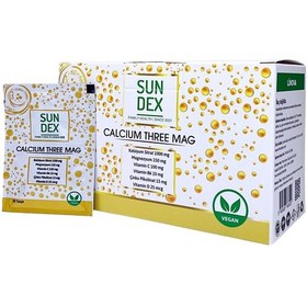 Resim Sundex Calcium Three Mag 30 Şaşe 