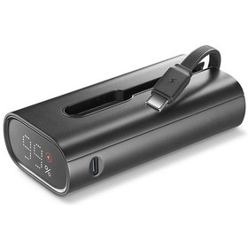 Resim Cellularline LCD Ekranlı Entegre Type-C Kablolu Input + Output 10.000 Mah Powerbank 
