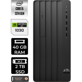 Resim Hp Pro Tower 290 G9 Intel Core I5 13500 40GB 2tb SSD GT1030/4GB W11H 8T2W9ES Masaüstü Bilgisayar & Per4 USB Bellek 8T2W9ESP389 
