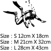 Resim N444-boyut M-3-yansıtıcı Lazer-moda Mızrak Balıkçılık Dalış Zıpkın lar Ussr Eğlenceli Vinil Araba-şekillendirici 
