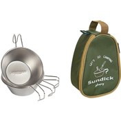 Resim Maiyame 4'lü Paslanmaz Çelik Sierra Kase Seti 310ml + Depolama Çantası - Koyu Yeşil Gri 