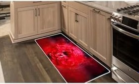 Resim Colorix Carpet Kaymaz Taban Tezgah Önü Mutfak Paspası 75x150 Cm No: 399 