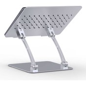 Resim S700 Laptop Standı Eğim Ve Yükseklik Ayarlı Katlanabilir Alüminyum Alaşım Macbook Stand 