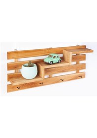 Resim Dekoratif Ahşap Anahtar Askısı Duvar Rafı Dekoratif Raf Ahşap Merdiven Anahtarlık 