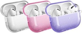 Resim Airpods Pro 2 Allstar Airbag 32 Parlayan Simli Saydam Renkli İle Uyumlu Kılıf 