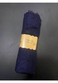 Resim Bambu Kraş Şal Lacivert-jawel Çok Renkli 