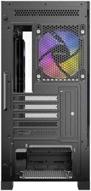 Resim ANTEC CX500M ARGB BLACK Temperli Camlı 3x ARGB Fanlı Mini Tower mATX Gaming Kasa 