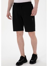 Resim U.S. Polo Assn. Erkek Siyah Örme Şort 50300078-VR046 