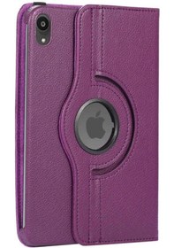 Resim Apple Uyumlu iPad Mini 7 2024 Redclick Dönebilen Yatay Dikey Standlı Kılıf Kapaklı Kılıf 