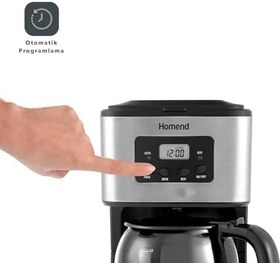 Resim Homend Coffeebreak 5006h Otomatik Zaman Ayarlı XL (12 Fincan) Filtre Kahve Makinesi 