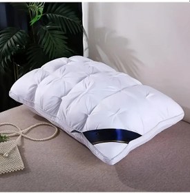 Resim Sunshine022 Lüks 5 Yıldızlı Otel Kalitesi 19x29 Yastık 800g Beyaz Yüksek Yoğunluk Yıkanabilir 