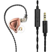 Resim Geeksen Qkz Zx2 Kulak İçi Spor Kulaklığı Alüminyum 3.5mm Mikrofonlu 11.6mm Hareketli Bobin Gümüş/altın/bej/siyah Zx2 