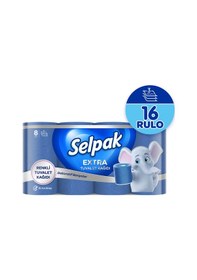 Resim Selpak® Extra Renkli Tuvalet Kağıdı 2 x 8'li 
