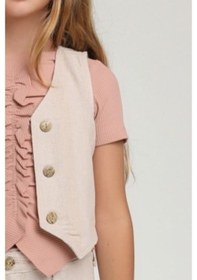 Resim Xo Kids Kız Çocuk Yelek 9-13 Yaş 2523 Siyah 