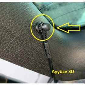 Resim Ayyüce 3d, Hyundai İ30 Bagaj Pandizot Askı İpi Pimi,2x,siyah 