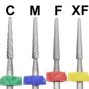 Resim Karbitli Çivi Delme Ucu Seti, Volfram Çeliği Çivi Dosya Kesici, Pedikür Manikür Freze Ucu Aleti, 2.35mm, Tüm Delme Makineleri ile Uyumlu, Tırnak Sanatı için, Kokusuz 
