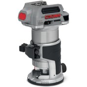 Resim Crown Li-ion Akülü Formika Tıraşlama 20v-solo Ct26010hx | Kömürsüz Motorlu Bakır Sargılı Şarjlı El Frezesi 