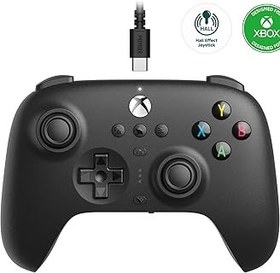 Resim 8Bitdo Ultimate Wired Controller for Xbox, Hall Effect Joysticks and Hall Triggers, Compatible with Xbox Series X|S, Xbox One, Windows 10 & Windows 11 - Officially Licensed (Black) 