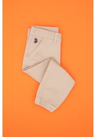 Resim U.s. Polo Assn. Erkek Çocuk Koyu Bej Pantolon Kanvas-chino 50317270-vr088 Koyu Bej 