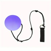 Resim 1 adet LED Işıklı Top, Çıkarılabilir Kapaklı, Pil ile Çalışan (≤ 36V), Şarj Edilemez, Dönen Mavi Işık Yayımı, Başlangıç ve Profesyoneller için İdeal, Parti ve Festival Kutlamaları için Mükemmel 