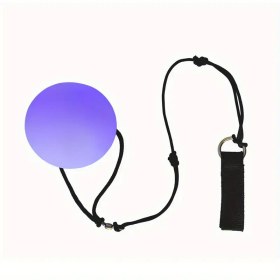 Resim 1 adet LED Işıklı Top, Çıkarılabilir Kapaklı, Pil ile Çalışan (≤ 36V), Şarj Edilemez, Dönen Mavi Işık Yayımı, Başlangıç ve Profesyoneller için İdeal, Parti ve Festival Kutlamaları için Mükemmel 