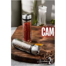 Resim Genel Markalar Elegant Cam Tuzluk Seti 