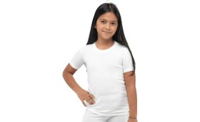 Resim Malabadi Ekru Unisex Çocuk Termal Fanila Içlik 402 Yarım Kollu Rahat Viloft Kumaş 