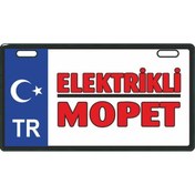 Resim Sevenkardeşler Mavi Elektrikli Mopet E-Bike Plakalık 