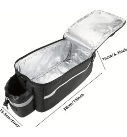 Resim B-Soul Motosiklet Bisiklet Çantası Termal Arka Bagaj Çanta Su Geçirmez Fonksiyonlu 