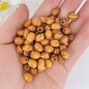Resim Klasik Çam Ağacı Dokusu Gevşek Boncuklar 10*8mm DIY Bileklik ve Küpe Takı Aksesuarları için 