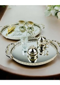 Resim Whisper Metal Gümüş Söz Tepsisi Gri Gri 
