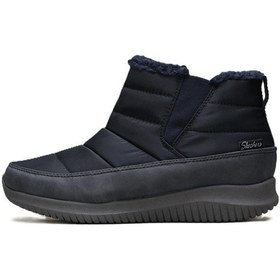 Resim Skechers Ultra Flex-shawty Memory Foam Womens Boat Hafızalı Taban Kürklü Kadın Bot Lacivert Lacivert 