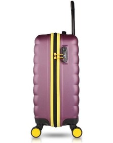 Resim My Valice Colors Abs Küçük Kabin Boy Mürdüm Valiz Mürdüm 