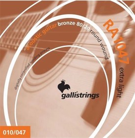 Resim AyrStore Gallistrings RA1047 EXTRA LIGHT Akustik Gitar Teli 