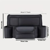 Resim Xuweiwei 1 Adet Çok Fonksiyonlu Araç Koltuğu Düzenleyici Saklama Çantası Evcil Hayvan Bariyeri Araç Mendillik 