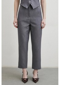Resim Never More Önü Pensli Skinny Kumaş Pantolon Antirasit Antirasit Antrasit 