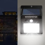 Resim 1 Adet Dış Mekan Güneş Enerjili Hareket Sensörlü Işıklar - Bahçe, Garaj ve Veranda için Geliştirilmiş 120° Geniş Açılı 