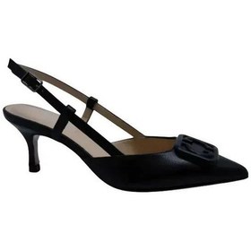 Resim Poletto Hakiki Deri Sıyah Ayakkabı Stiletto 9841 10 V1-1142 Siyah 