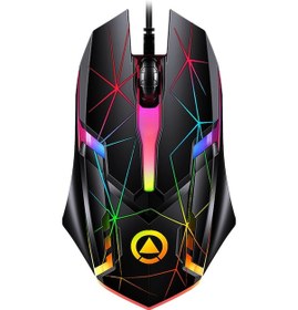Resim RGB Kablolu Gamer Oyuncu Mouse 