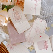 Resim 30 Yaprak/Paket Vintage Botanik Çiçek Desenli Not Kağıtları - Şık Pastel ve Canlı Renkler, Yüksek Kaliteli Kağıt Scrapbooking, Günlük Tutma, Hediye Etiketleri, Planlayıcılar & DIY El İşleri için, Scrapbook Aksesuarları, Temalı Kırtasiye Ürünleri 