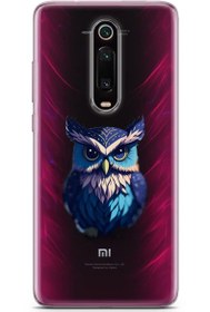 Resim Xiaomi Mi 9T Kılıf Seri Others 22 Sert Baykuş Şeffaf Kap 