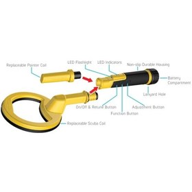 Resim Nokta PulseDive Scuba Dedektörü - Sarı 
