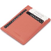 Resim Pembe Deri Unisex Kredi Kartlık - S1KK00001676-S2A 