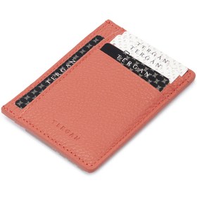 Resim Pembe Deri Unisex Kredi Kartlık - S1KK00001676-S2A 