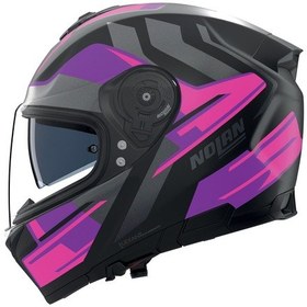 Resim Nolan N80.8 Trittico Kapalı Kask 358 Pembe 