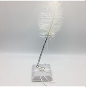 Resim Konesam Düğün Misafir Defteri İmza Seti - Kalem + Kalem Tutucu, Gelinlik, Nişan Özel Günler İçin Aksesuar 