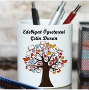 Resim Edebiyat Öğretmenine Öğretmenler Günü Hediyesi Isimli Kalemlik 