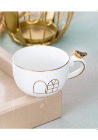 Resim Acar June 6 Lı Porselen Kahve Fincan Takımı 